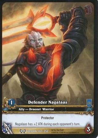 Defender Nagalaas Extended Art EA Illidan 122 252 World of Warcraft Promo Singles Defender Nagalaas Extended Art EA Illidan 122 252 World of Warcraft Promo Singles