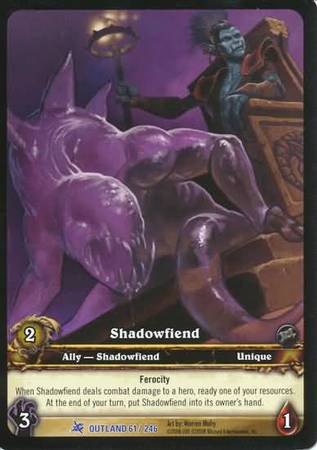 Shadowfiend Extended Art EA 61 246 World of Warcraft Promo Singles Shadowfiend Extended Art EA 61 246 World of Warcraft Promo Singles
