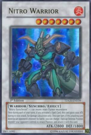 Nitro Warrior TDGS EN039 Ultra Rare 1st Edition Nitro Warrior TDGS EN039 Ultra Rare 1st Edition