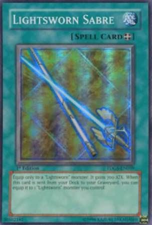 Lightsworn Sabre TDGS EN059 Super Rare 1st Edition Lightsworn Sabre TDGS EN059 Super Rare 1st Edition