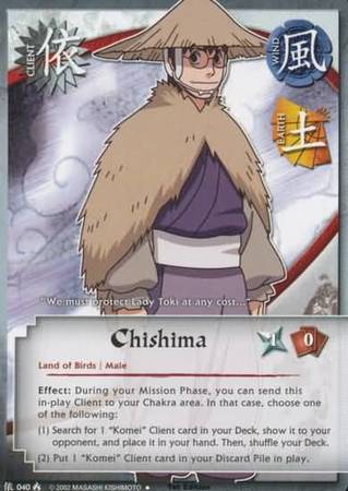 Chishima 040 Uncommon Naruto Lineage of the Legends Chishima 040 Uncommon Naruto Lineage of the Legends