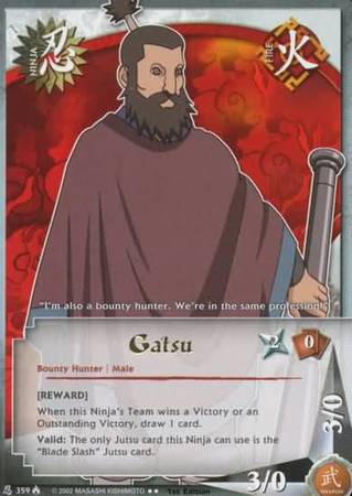 Gatsu 359 Rare Naruto Lineage of the Legends Gatsu 359 Rare Naruto Lineage of the Legends