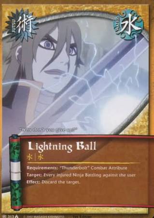 Lightning Ball 313 Common Naruto Lineage of the Legends Lightning Ball 313 Common Naruto Lineage of the Legends