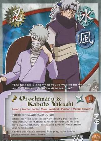 Orochimaru Kabuto Yakushi 363 Rare Orochimaru Kabuto Yakushi 363 Rare