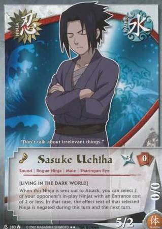 Naruto Itachi Uchiha /& Kisame Hoshigaki /"Real Aim/" Super Rare NM
