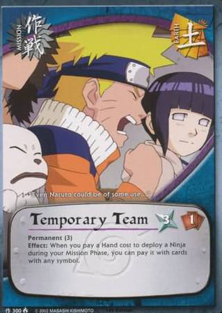 Temporary Team 300 Common Naruto Lineage of the Legends Temporary Team 300 Common Naruto Lineage of the Legends