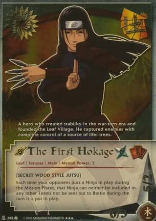 The First Hokage Secret Wood Style Jutsu - 368 - Super Rare