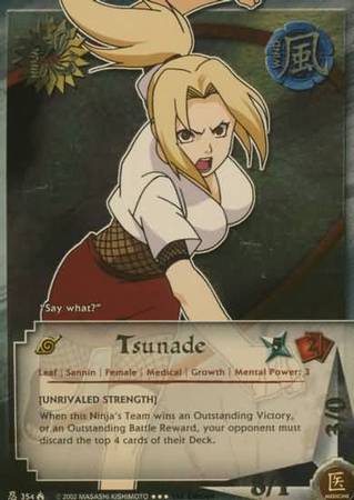 Tsunade Unrivaled Strength N 354 Super Rare Tsunade Unrivaled Strength N 354 Super Rare