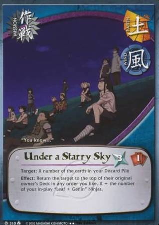 Under a Starry Sky 310 Rare Under a Starry Sky 310 Rare