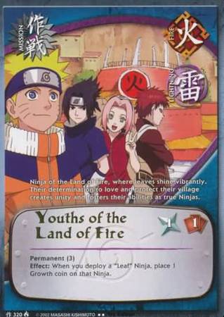 Youths of the Land of Fire 320 Rare Naruto Lineage of the Legends Youths of the Land of Fire 320 Rare Naruto Lineage of the Legends