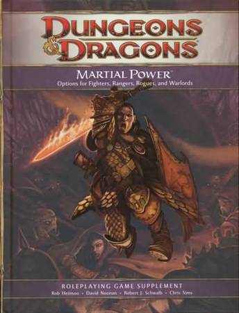 Martial Power hardcover supplement D D 4th Edition RPG WOC2178972 Martial Power hardcover supplement D D 4th Edition RPG WOC2178972