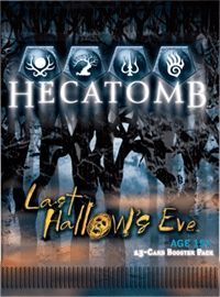 Hecatomb Last Hallow s Eve Booster Pack 13 Cards WoTC Hecatomb Sealed Product Hecatomb Last Hallow s Eve Booster Pack 13 Cards WoTC Hecatomb Sealed Product