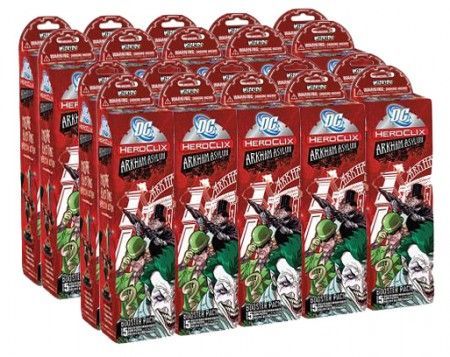 Arkham Asylum Sealed Case of 20 Booster Packs DC Heroclix Heroclix Sealed Product Arkham Asylum Sealed Case of 20 Booster Packs DC Heroclix Heroclix Sealed Product