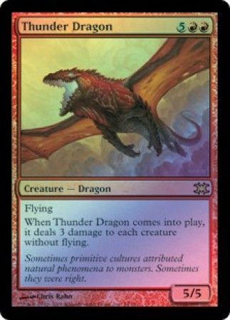 Thunder Dragon Foil From the Vault Dragons 2008 Singles Thunder Dragon Foil From the Vault Dragons 2008 Singles