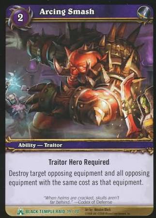 Arcing Smash 19 Uncommon WoW Black Temple Raid Treasure Arcing Smash 19 Uncommon WoW Black Temple Raid Treasure