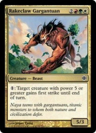 Rakeclaw Gargantuan Shards of Alara Singles Rakeclaw Gargantuan Shards of Alara Singles