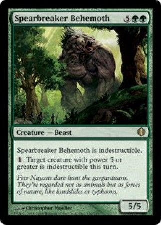 Spearbreaker Behemoth Shards of Alara Singles Spearbreaker Behemoth Shards of Alara Singles
