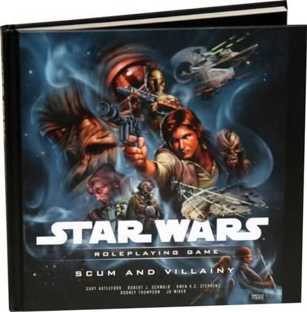 Scum and Villainy hardcover supplement Star Wars Saga RPG Star Wars RPG Scum and Villainy hardcover supplement Star Wars Saga RPG Star Wars RPG