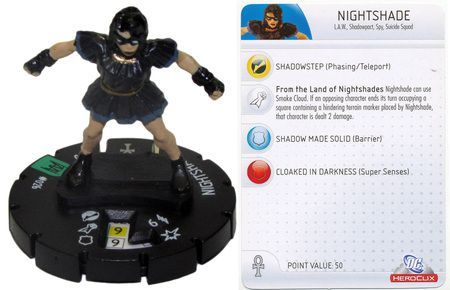 Nightshade 026 Arkham Asylum DC Heroclix Nightshade 026 Arkham Asylum DC Heroclix