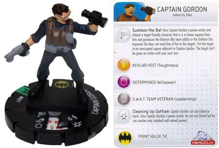 Captain Gordon 031 Arkham Asylum DC Heroclix DC Arkham Asylum Captain Gordon 031 Arkham Asylum DC Heroclix DC Arkham Asylum