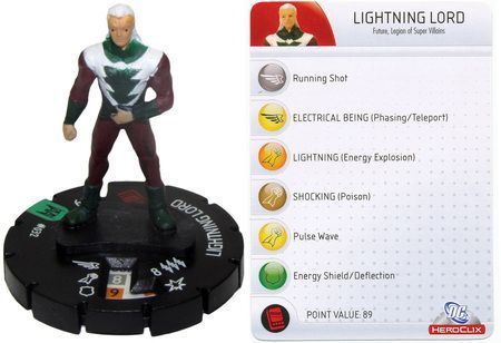 Lightning Lord 032 Arkham Asylum DC Heroclix Lightning Lord 032 Arkham Asylum DC Heroclix