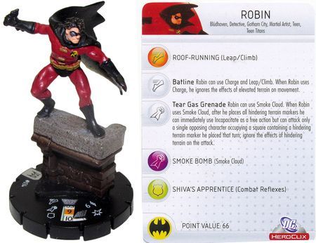 Robin 034 Arkham Asylum DC Heroclix 