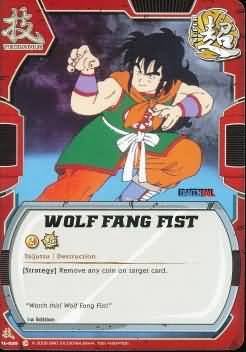 Wolf Fang Fist TE 039 Common Dragon Ball The Awakening Wolf Fang Fist TE 039 Common Dragon Ball The Awakening