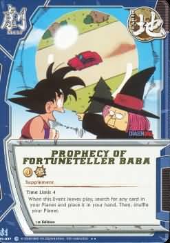 Prophecy of Fortuneteller Baba EV 037 Rare Dragon Ball The Awakening Prophecy of Fortuneteller Baba EV 037 Rare Dragon Ball The Awakening