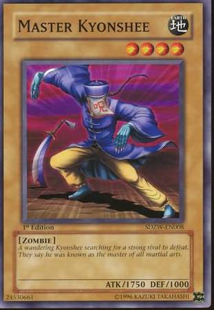 Master Kyonshee SDZW EN008 Common 1st Edition Structure Deck Zombie World 1st Edition Singles Master Kyonshee SDZW EN008 Common 1st Edition Structure Deck Zombie World 1st Edition Singles