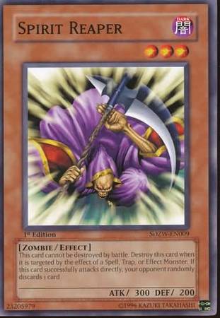 Spirit Reaper SDZW EN009 Common 1st Edition Structure Deck Zombie World 1st Edition Singles Spirit Reaper SDZW EN009 Common 1st Edition Structure Deck Zombie World 1st Edition Singles