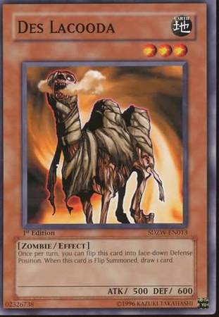 Des Lacooda SDZW EN013 Common 1st Edition Structure Deck Zombie World 1st Edition Singles Des Lacooda SDZW EN013 Common 1st Edition Structure Deck Zombie World 1st Edition Singles