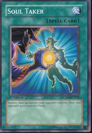 Soul Taker SDZW EN029 Common 1st Edition Structure Deck Zombie World 1st Edition Singles Soul Taker SDZW EN029 Common 1st Edition Structure Deck Zombie World 1st Edition Singles