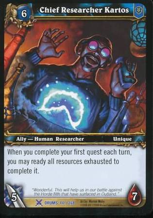 Chief Researcher Kartos 117 268 Rare Chief Researcher Kartos 117 268 Rare