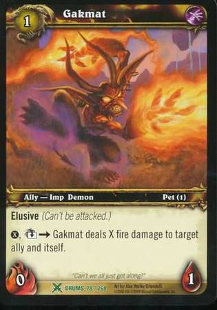 Gakmat 78 268 Uncommon WoW Drums of War Gakmat 78 268 Uncommon WoW Drums of War