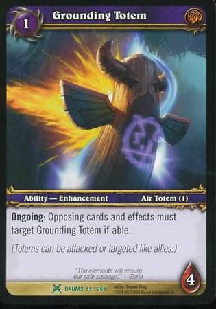 Grounding Totem 69 268 Uncommon WoW Drums of War Grounding Totem 69 268 Uncommon WoW Drums of War
