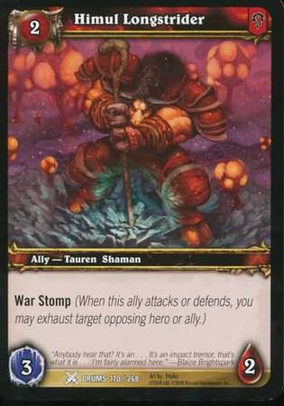 Himul Longstrider 170 268 Common WoW Drums of War Himul Longstrider 170 268 Common WoW Drums of War
