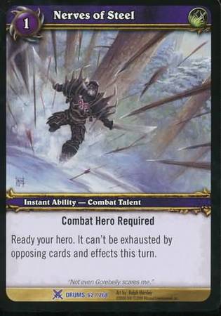 Nerves of Steel 62 268 Rare WoW Drums of War Nerves of Steel 62 268 Rare WoW Drums of War