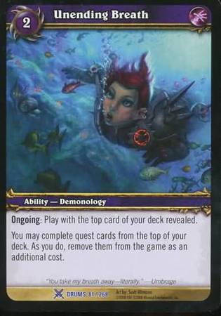 Unending Breath 81 268 Rare WoW Drums of War Unending Breath 81 268 Rare WoW Drums of War