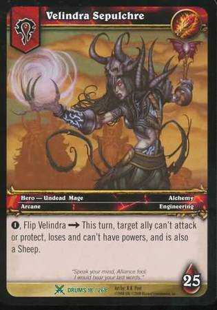 Velindra Sepulchre 18 268 Uncommon WoW Drums of War Velindra Sepulchre 18 268 Uncommon WoW Drums of War