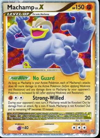 Machamp LV X 98 100 Ultra Rare Diamond Pearl Stormfront Singles Machamp LV X 98 100 Ultra Rare Diamond Pearl Stormfront Singles