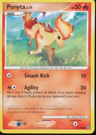 Ponyta 71 100 Common Diamond Pearl Stormfront Singles Ponyta 71 100 Common Diamond Pearl Stormfront Singles