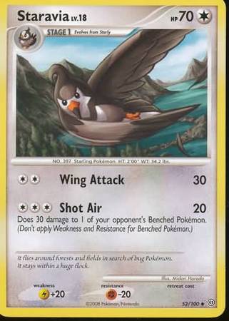 Staravia 52 100 Uncommon Diamond Pearl Stormfront Singles Staravia 52 100 Uncommon Diamond Pearl Stormfront Singles