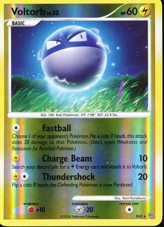 Free: Secret Rare Shiny Voltorb Pokemon Card! - Trading Cards -   Auctions for Free Stuff