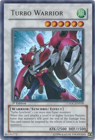 Turbo Warrior CSOC EN038 Ultra Rare 1st Edition Turbo Warrior CSOC EN038 Ultra Rare 1st Edition