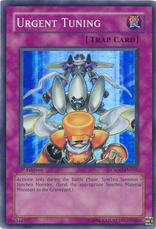 Urgent Tuning CSOC EN065 Super Rare 1st Edition Crossroads of Chaos CSOC 1st Edition Singles Urgent Tuning CSOC EN065 Super Rare 1st Edition Crossroads of Chaos CSOC 1st Edition Singles