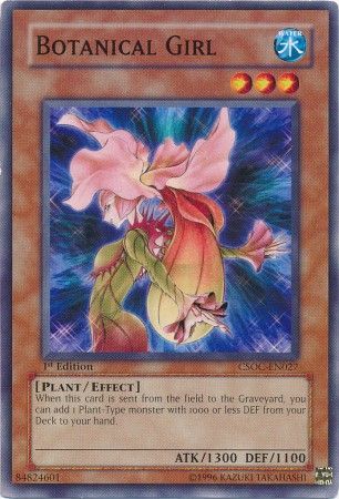 Botanical Girl CSOC EN027 Common 1st Edition Crossroads of Chaos CSOC 1st Edition Singles Botanical Girl CSOC EN027 Common 1st Edition Crossroads of Chaos CSOC 1st Edition Singles