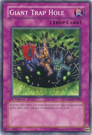 Giant Trap Hole CSOC EN080 Common 1st Edition Crossroads of Chaos CSOC 1st Edition Singles Giant Trap Hole CSOC EN080 Common 1st Edition Crossroads of Chaos CSOC 1st Edition Singles