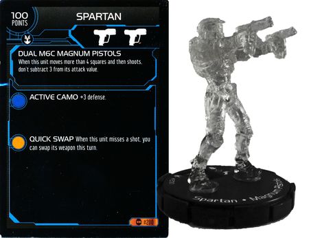 Spartan Dual M6C Magnum Pistols 200 Halo Actionclix Promo Halo ActionClix Spartan Dual M6C Magnum Pistols 200 Halo Actionclix Promo Halo ActionClix