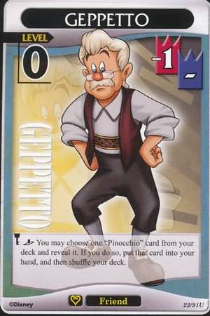 Geppetto 22 91 Uncommon Kingdom Hearts Light Darkness Singles Geppetto 22 91 Uncommon Kingdom Hearts Light Darkness Singles