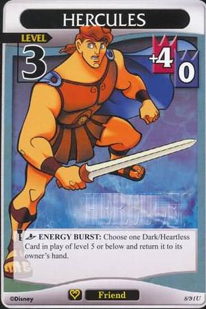 Hercules 8 91 Uncommon Kingdom Hearts Light Darkness Singles Hercules 8 91 Uncommon Kingdom Hearts Light Darkness Singles
